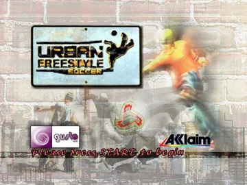 Freestyle Street Soccer (USA) screen shot title